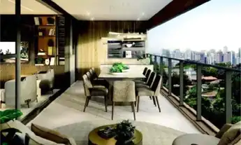 Imagem 4: Apartamento novo a venda no Campo Belo, com 143 m2, terraço, 4 dormitórios (2 suítes) e 2