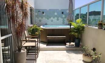 Imagem 6: Lindíssima cobertura com hidromassagem e área gourmet