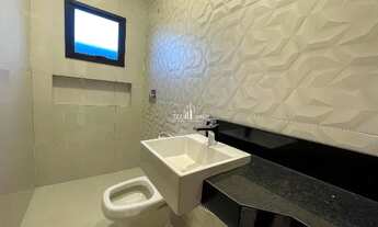 Imagem 6: Casa térrea com 3 suítes plenas sendo 1 com closet, localizada no condomínio Jardins Porto