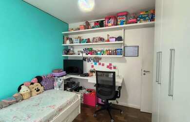 Imagem 7: Apto 95m² Pronto | Suíte + 2 Quartos | Armários | Portaria 24h | Fundos