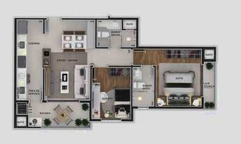 Imagem 3: APARTAMENTO com 2 dormitórios à venda por R$ 680.000,00 no bairro Rebouças - CURITIBA / PR