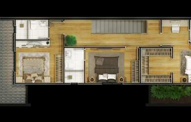 Imagem 4: Casa de condomínio sobrado para venda com 166 metros quadrados com 3 quartos