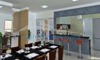 Imagem 4: Apartamento novo para venda na Vila Caicara em Praia Grande SP, 01 dormitorio sendo 01 sui