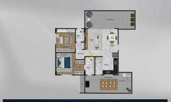 Imagem 5: Apartamento à venda, 63 m² por R$ 728.432,00 - São Lucas - Belo Horizonte/MG