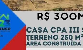 Imagem: CASA CPA III - COM 03 QUARTOS SENDO 02 SUÍTES