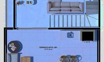 Imagem 6: Apartamento com Área Privativa para Venda em Belo Horizonte, Candelária, 2 dormitórios, 1