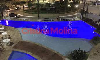 Imagem 2: LOCAÇÃO TEMPORADA - Praia Grande Frente Mar na Guilhermina em Resort Varanda Gourmet 2 Dor