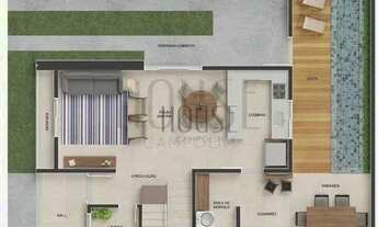 Imagem 4: Casa com 3 quartos à venda, 113 m² por R$ 870.000 - Condomínio Vila Flora - Votorantim/SP