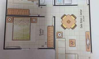 Imagem 4: Apartamento no Alphaville II com 50m²