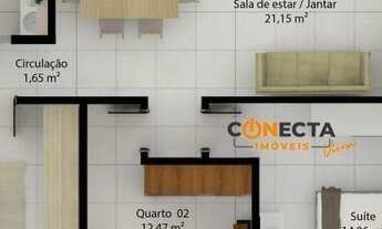 Imagem 4: Lançamento na planta de apartamentos no Bairro Belvedere em Teixeiras- Viçosa mg