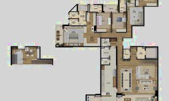 Imagem 2: Ap. para venda tem 336 m²,4 dts, sendo 4 suítes
