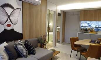 Imagem: Apartamento de 43 metros quadrados com varanda