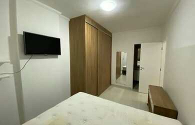 Imagem 7: Ótimo apartamento mobiliado para locação, na orla da praia da Pompéia em Santos-SP