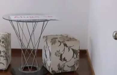 Imagem 6: Quarto e sala mobiliado Vila Laura