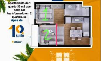 Imagem 2: Ap 1 e 2 quartos, até 100% financiado, veja como conseguir