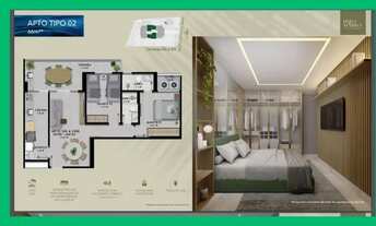 Imagem 2: Apartamento, 2/4 com suíte 3 vaga, Lançamento em PITUACÚ(B67