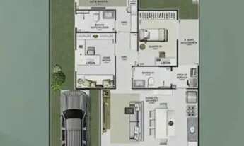 Imagem 2: Casa Térrea 103,13 m² (proprietário) aceito trocas Condómino Jardins Berlim Ágio