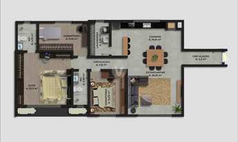 Imagem 4: Apartamento na planta na Av. Presidente Vargas!