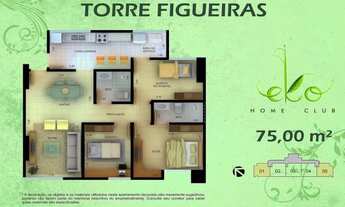 Imagem 6: Apartamento 3 Quartos, 75m² no Ed. Eko Home Club, bairro Universitário, Próximo à Asces