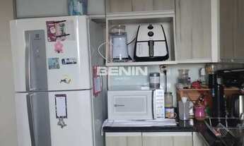 Imagem 6: Apartamento semi mobilido com 03 dormitórios, sala, cozinha conjugada com área de serviço