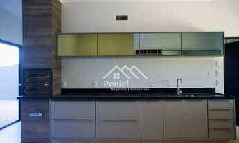 Imagem 3: Casa com 3 dormitórios à venda, 180 m² por R$ 1.280.000 - Condomínio Vista Bella - Ribeirã