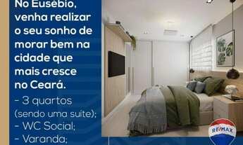 Imagem 7: Apartamento com 3 dormitórios à venda, 70 m² por R$ 250.000,00 - Centro - Eusébio/CE