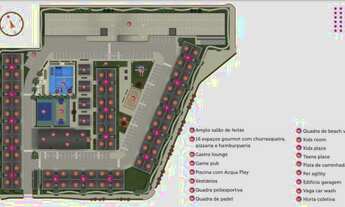 Imagem 3: Acqua Parque residence frente norte andar alto