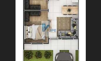 Imagem 6: Casa para Venda em Fazenda Rio Grande, Estados, 2 dormitórios, 1 banheiro, 2 vagas