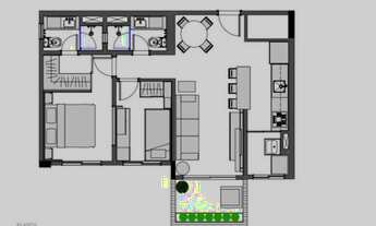 Imagem 7: 105637 Apartamento para aluguel possui 48 metros quadrados com 2 quartos - São Paulo - SP