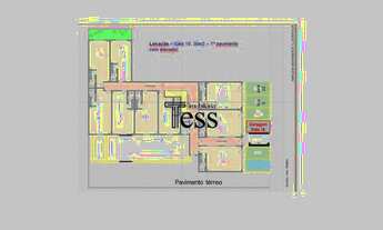 Imagem 7: Aluga sala comercial Santa Cruz, com 37m2, elevador, garagem, piso esmaltado, pia de grani