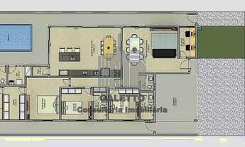 Imagem 2: Casa térrea à Venda no Condomínio Terras do Cancioneiro em Paulínia