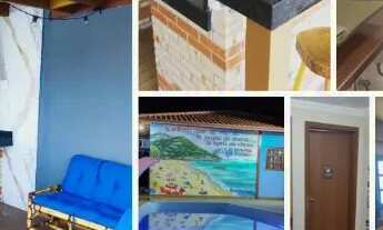 Imagem 4: Setiba Guarapari casa amarela e azul para hospedagem