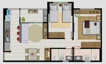 Imagem 2: Apartamento 2Q1S Pq. Amazônia