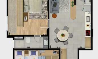 Imagem 5: Apartamento em Avenida São Paulo - Jardim Alvinópolis - Atibaia/SP