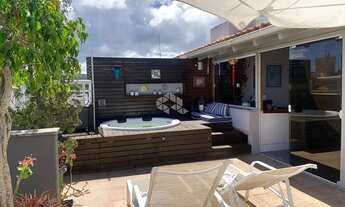 Imagem 6: Cobertura à venda mobiliada no Open Shopping Jurerê com Vista Mar