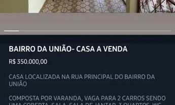 Imagem 2: Casa na principal do bairro da União