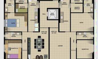 Imagem 6: Apartamento para venda tem 97 metros quadrados com 3 quartos em Boa Viagem - Recife - PE