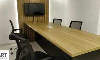 Imagem: Sala mobiliada com ar e todas taxas inclusas