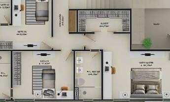 Imagem 3: Casa com 4 dormitórios à venda por R$ 1.200.000,00 - Cidade Alpha - Eusébio/CE