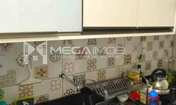 Imagem 6: Apartamento 2/4, sala, cozinha, área de serviço, banheiro social e varanda. Imóvel em perf