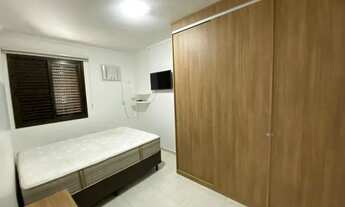 Imagem 6: Ótimo apartamento mobiliado para locação, na orla da praia da Pompéia em Santos-SP