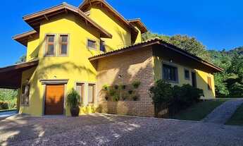 Imagem 2: Casa de condomínio sobrado para venda com 5 suítes, piscina, churrasqueira, lareira Itatib