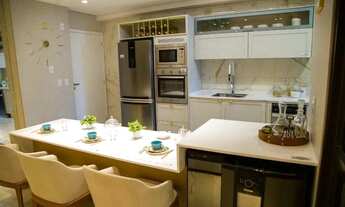 Imagem 4: Apartamento com 3 dormitórios à venda, 117 m² por R$ 1.338.100,00 - Vila Assunção - Santo