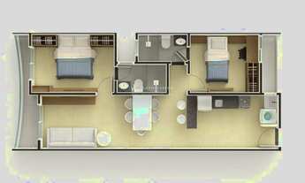 Imagem 3: Privellege Residence em Iparana Apto 03 quartos 02 suites 61m2 01 vaga Piscina Port 25 hs