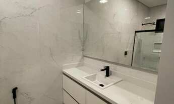 Imagem 7: Casa com fachada em estilo contemporâneo em terreno de esquina no Damha V - suíte máster c