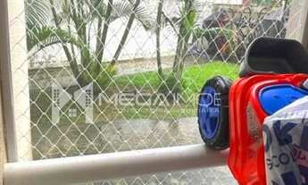 Imagem 4: Apartamento 2/4, sala, cozinha, área de serviço, banheiro social e varanda. Imóvel em perf