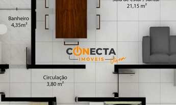 Imagem 7: Lançamento na planta de apartamentos no Bairro Belvedere em Teixeiras- Viçosa mg