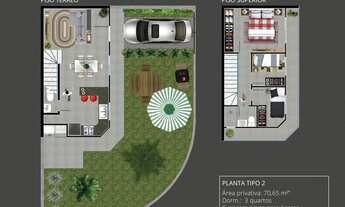 Imagem 6: Sobrado para venda tem 60 metros quadrados com 2 quartos em Paranaguamirim - Joinville - S