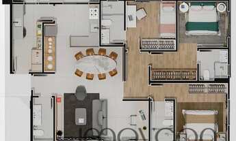 Imagem 5: Apartamento para Venda em Joinville, América, 3 dormitórios, 3 suítes, 1 banheiro, 2 vagas