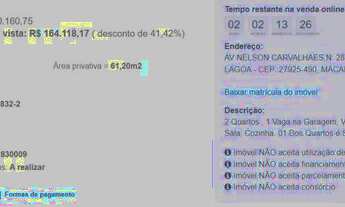Imagem: Imóvel Leilão Caixa - Macaé - Av Nelson
